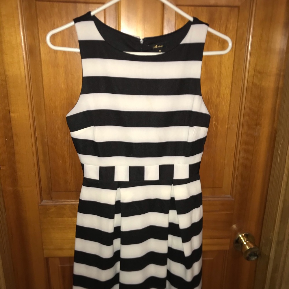 Black & White Striped Dress